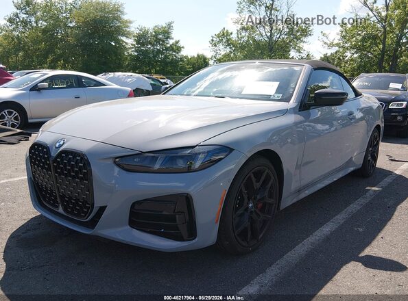 WBA53DB07TCW14108 2026 BMW 7 SERIES Gray Առջևի ձախ երեք քառորդ տեսարան