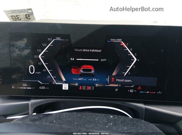 WBA53DB07TCW14108 2026 BMW 7 SERIES Gray Հետևի նստատեղերի տեսք