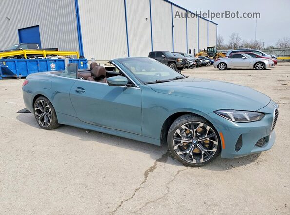 WBA53DB08SCT92306 2025 BMW 4 SERIES Gray Delantero derecho