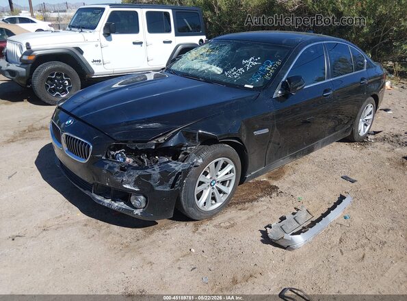 WBA5A5C51GG354342 2016 BMW 5 SERIES Черный Передняя левая четверть