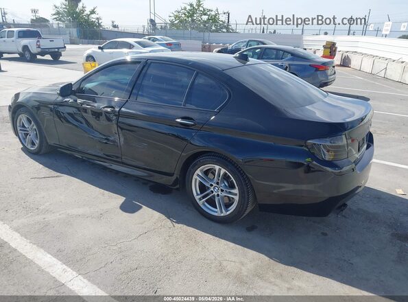 WBA5A5C52GG353958 2016 BMW 5 SERIES Black Задня ліва чверть