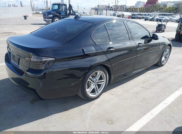 WBA5A5C52GG353958 2016 BMW 5 SERIES Black Задня права чверть