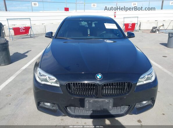 WBA5A5C52GG353958 2016 BMW 5 SERIES Black Вид щитка приладів
