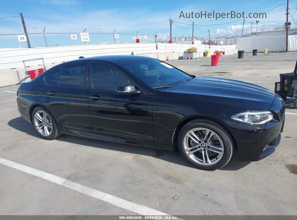 WBA5A5C52GG353958 2016 BMW 5 SERIES Black Вид задньої частини салону