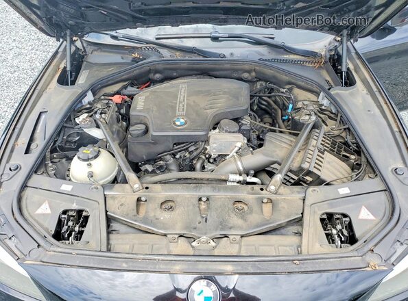 WBA5A5C53GG348378 2016 BMW 5 SERIES Black Widok wnętrza z tyłu