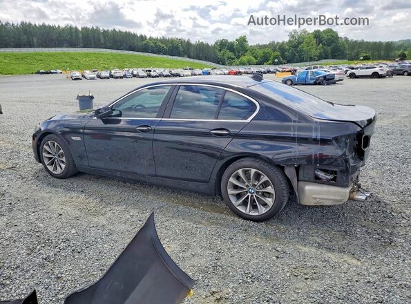 WBA5A5C53GG348378 2016 BMW 5 SERIES Black Tył lewy