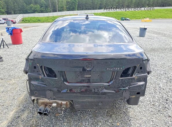 WBA5A5C53GG348378 2016 BMW 5 SERIES Black Widok z tyłu