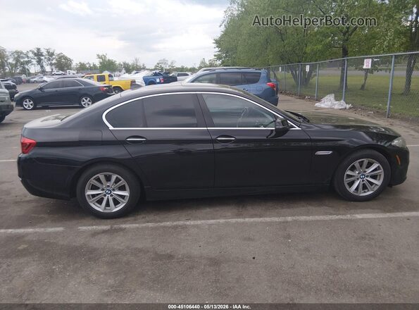 WBA5A5C5XGD527535 2016 BMW 5 SERIES Black უკანა სალონის ხედი