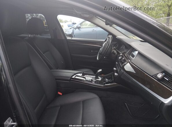 WBA5A5C5XGD527535 2016 BMW 5 SERIES Black წინა სალონის ხედი