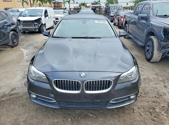 WBA5A7C52GG150936 2016 BMW 5 SERIES Gray Դիմացի տեսք