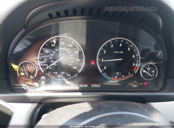 WBA5A7C59GG144907 2016 BMW 5 SERIES Black უკანა სავარძლების ხედი