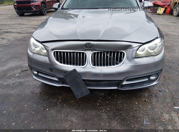 WBA5A7C59GG148262 2016 BMW 5 SERIES Gray Front view