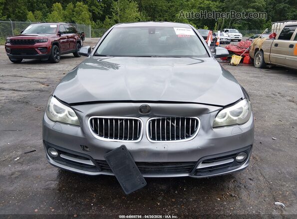 WBA5A7C59GG148262 2016 BMW 5 SERIES Gray Instrument cluster view