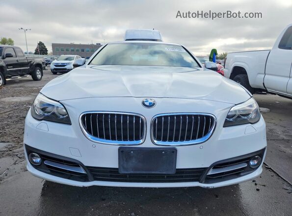 WBA5A7C5XGG643621 2016 BMW 5 SERIES White Vista frontal
