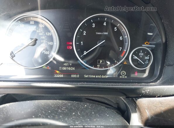 WBA5A7C5XGG643943 2016 BMW 5 SERIES Black Հետևի նստատեղերի տեսք
