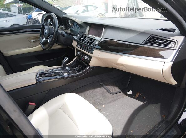 WBA5B1C51GG133216 2016 BMW 5 SERIES Black Vista interior delantera