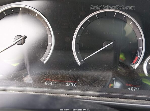 WBA5B1C51GG133216 2016 BMW 5 SERIES Black Vista de los asientos traseros