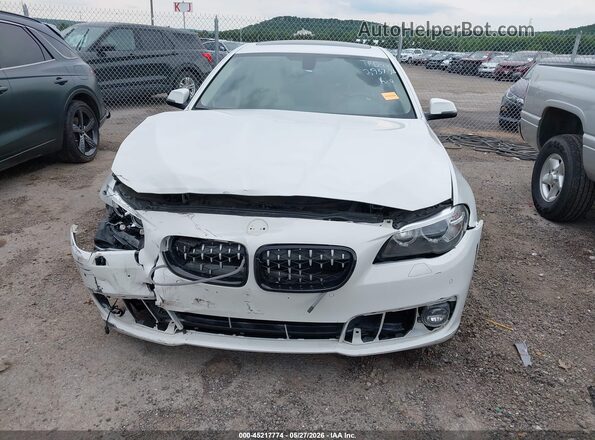 WBA5B1C54GG554217 2016 BMW 5 SERIES White Front view