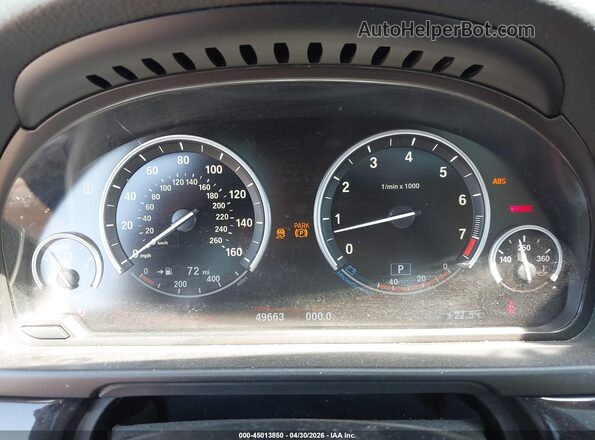 WBA5B1C56GG552100 2016 BMW 5 SERIES Black Widok tylnych siedzeń