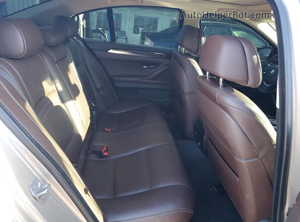 WBA5B3C55GG258182 2016 BMW 5 SERIES Gold Vista de los asientos traseros
