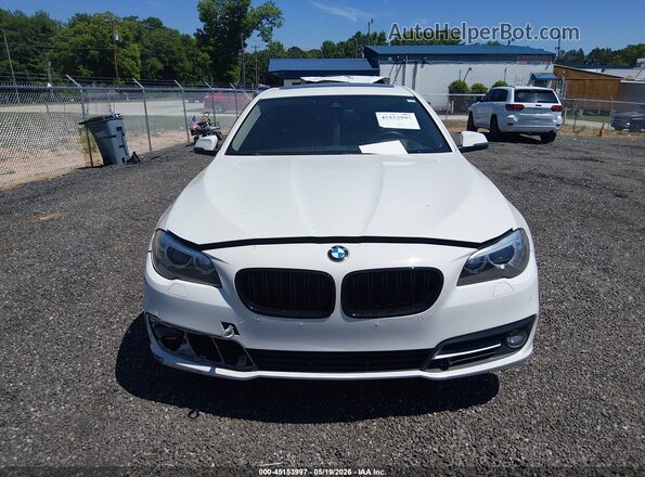 WBA5B3C58GG259455 2016 BMW 5 SERIES White Instrument cluster view