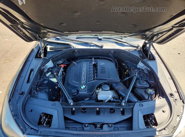 WBA5M4C57GD186581 2016 BMW 5 SERIES Gray Engine compartment view