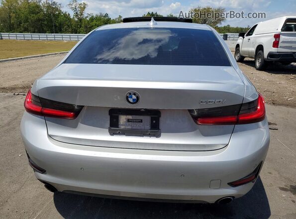 WBA5R1C01LFH88625 2020 BMW 3 SERIES Silver უკანა ხედი