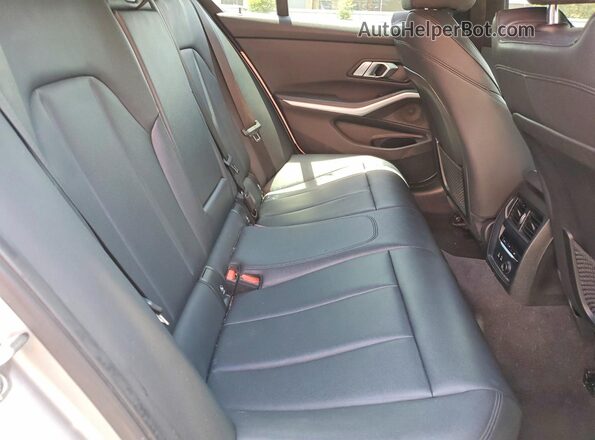WBA5R1C01LFH88625 2020 BMW 3 SERIES Silver უკანა სავარძლების ხედი