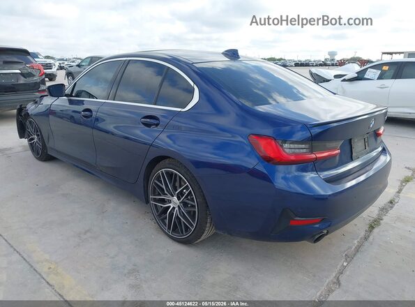 WBA5R1C06LFH98633 2020 BMW 3 SERIES Dark Blue Tył lewy