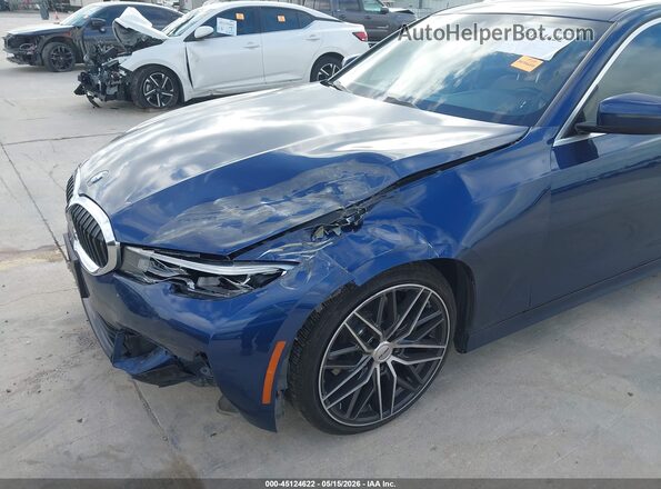 WBA5R1C06LFH98633 2020 BMW 3 SERIES Dark Blue Widok z przodu