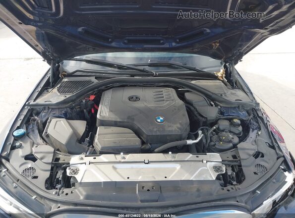 WBA5R1C06LFH98633 2020 BMW 3 SERIES Dark Blue Widok z tyłu