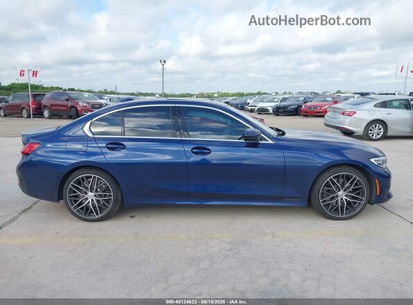 WBA5R1C06LFH98633 2020 BMW 3 SERIES Dark Blue Widok wnętrza z tyłu