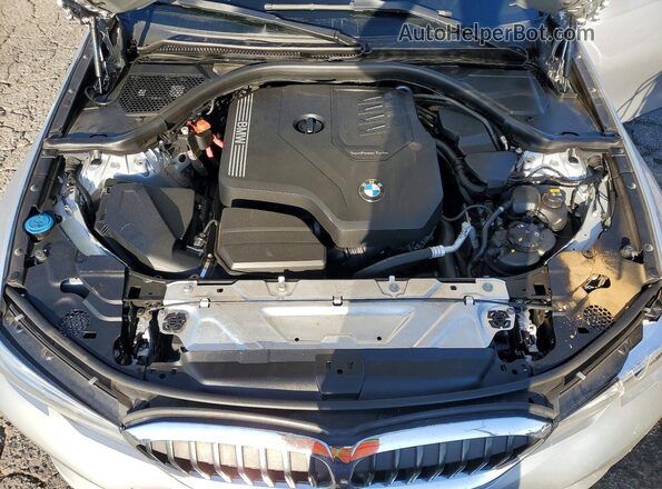 WBA5R1C08LFH78836 2020 BMW 3 SERIES Silver Rear interior view