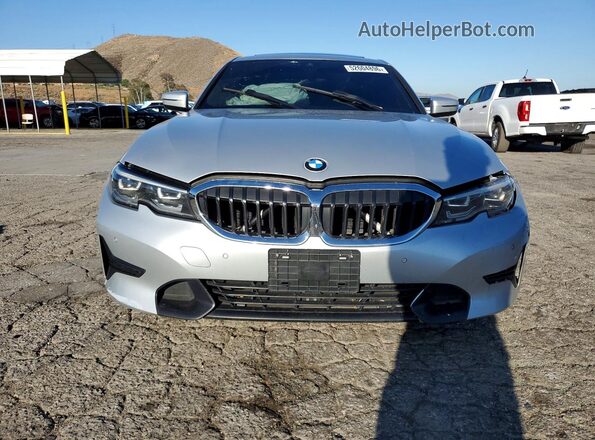 WBA5R1C08LFH78836 2020 BMW 3 SERIES Silver Front view