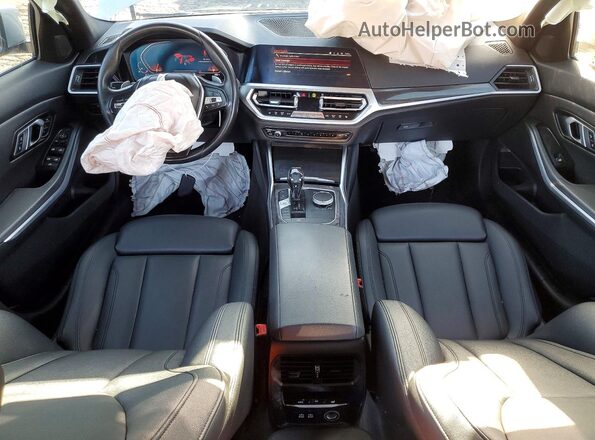 WBA5R1C08LFH78836 2020 BMW 3 SERIES Silver Dashboard view