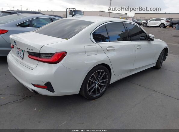 WBA5R1C50KFH11528 2019 BMW 3 SERIES White უკანა მარჯვენა