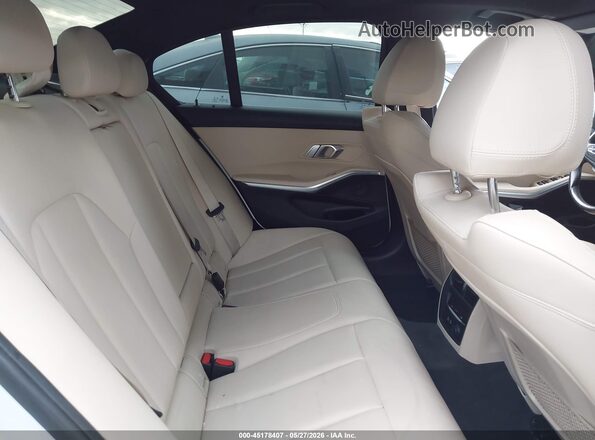 WBA5R1C50KFH11528 2019 BMW 3 SERIES White VIN კოდის სტიკერის ხედი