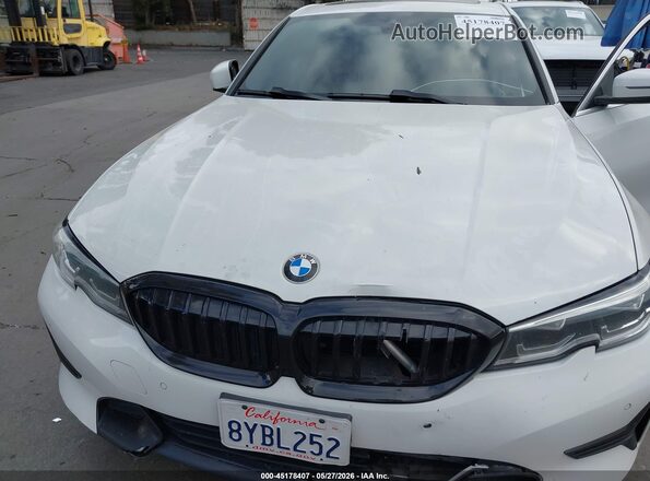 WBA5R1C50KFH11528 2019 BMW 3 SERIES White წინა ხედი
