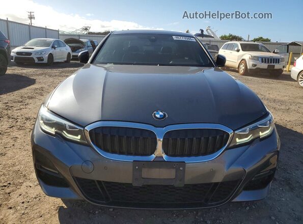 WBA5R1C53KAJ99273 2019 BMW 3 SERIES Gray წინა ხედი
