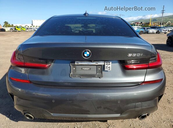WBA5R1C53KAJ99273 2019 BMW 3 SERIES Gray უკანა ხედი