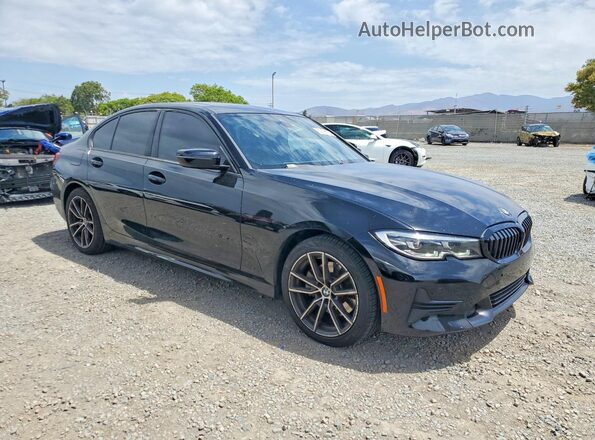 WBA5R1C5XKAJ98833 2019 BMW 3 SERIES Черный Передняя правая четверть