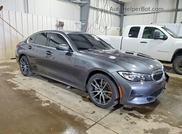 WBA5R7C07LFH50612 2020 BMW 3 SERIES Charcoal Delantero derecho