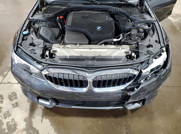 WBA5R7C07LFH50612 2020 BMW 3 SERIES Charcoal Vista interior trasera