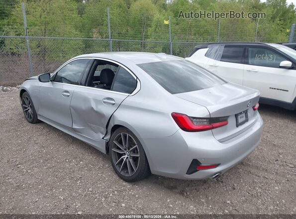 WBA5R7C53KFH26768 2019 BMW 3 SERIES Silver Rear left