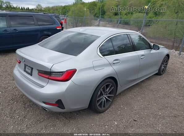 WBA5R7C53KFH26768 2019 BMW 3 SERIES Silver Rear right