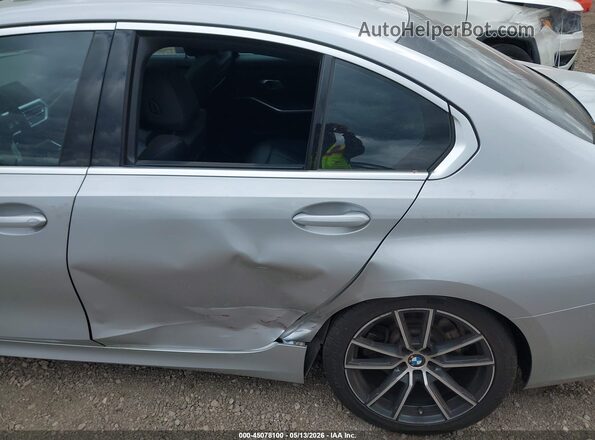 WBA5R7C53KFH26768 2019 BMW 3 SERIES Silver Front view
