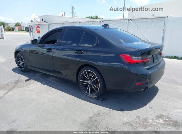 WBA5R7C55KAE82621 2019 BMW 3 SERIES Black Հետևի ձախ