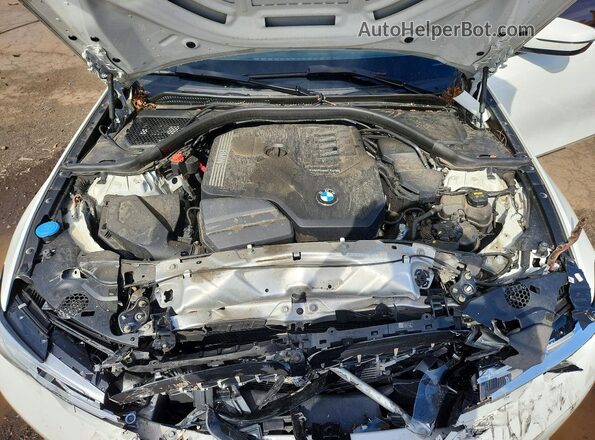WBA5R7C55KAJ84860 2019 BMW 3 SERIES Белый Вид задней части салона