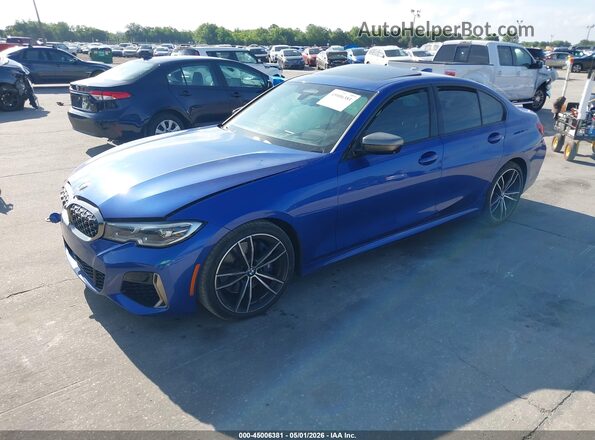 WBA5U7C08LAF54013 2020 BMW M3 Blue 