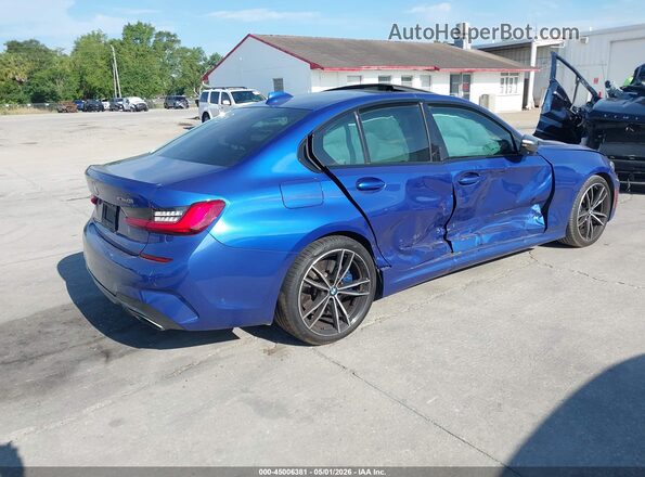 WBA5U7C08LAF54013 2020 BMW M3 Blue 